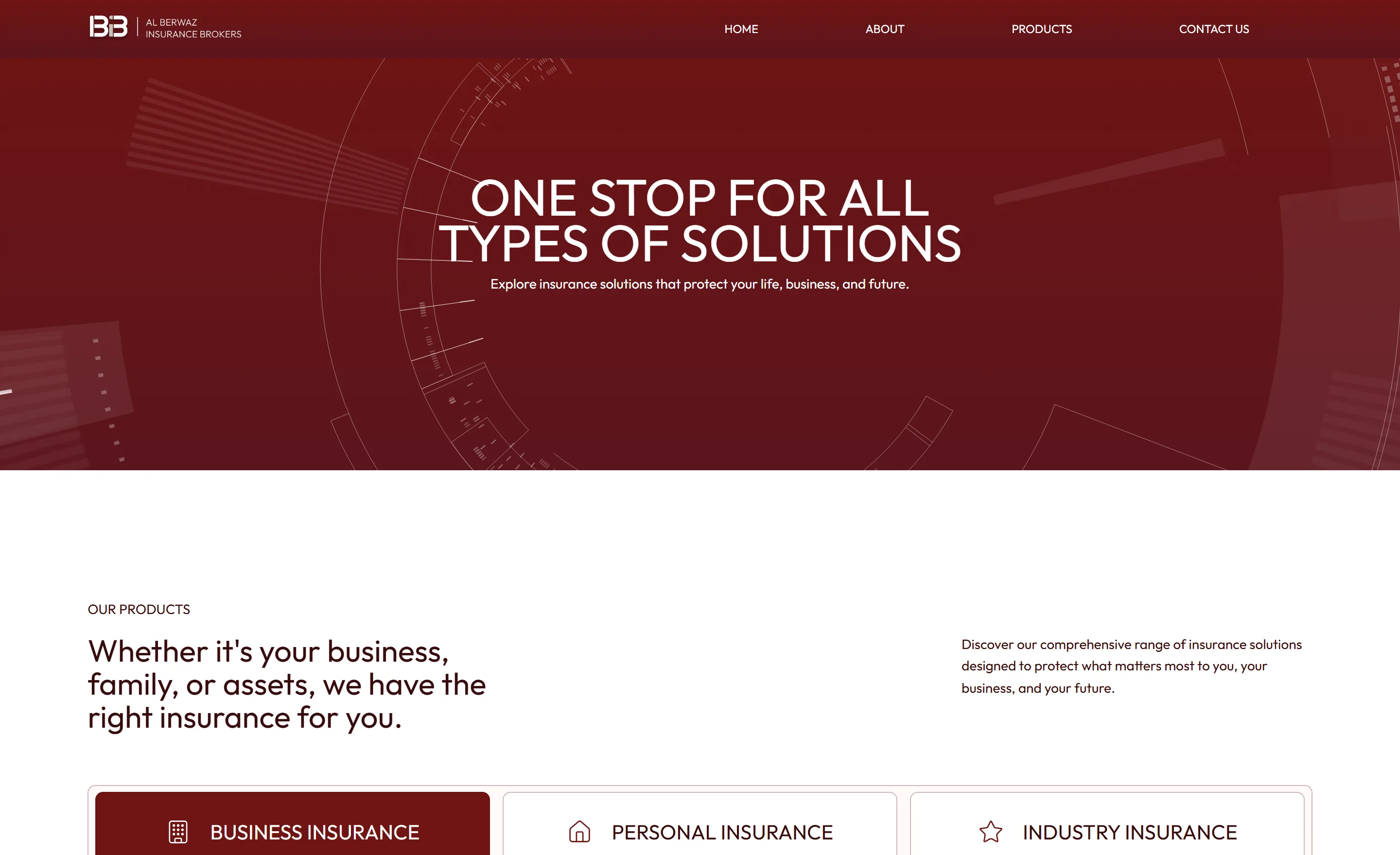 Al Berwaz products page