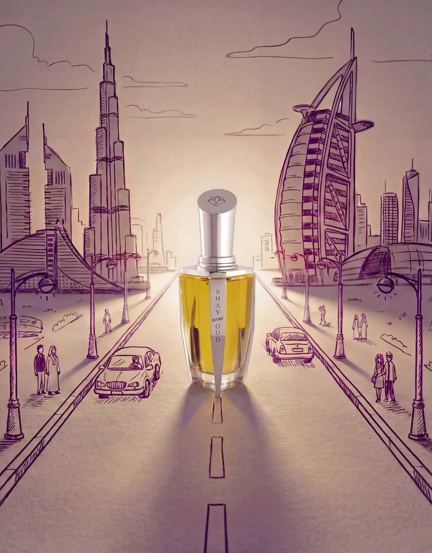 Anfasic Dokhoon on an illustrated boulevard