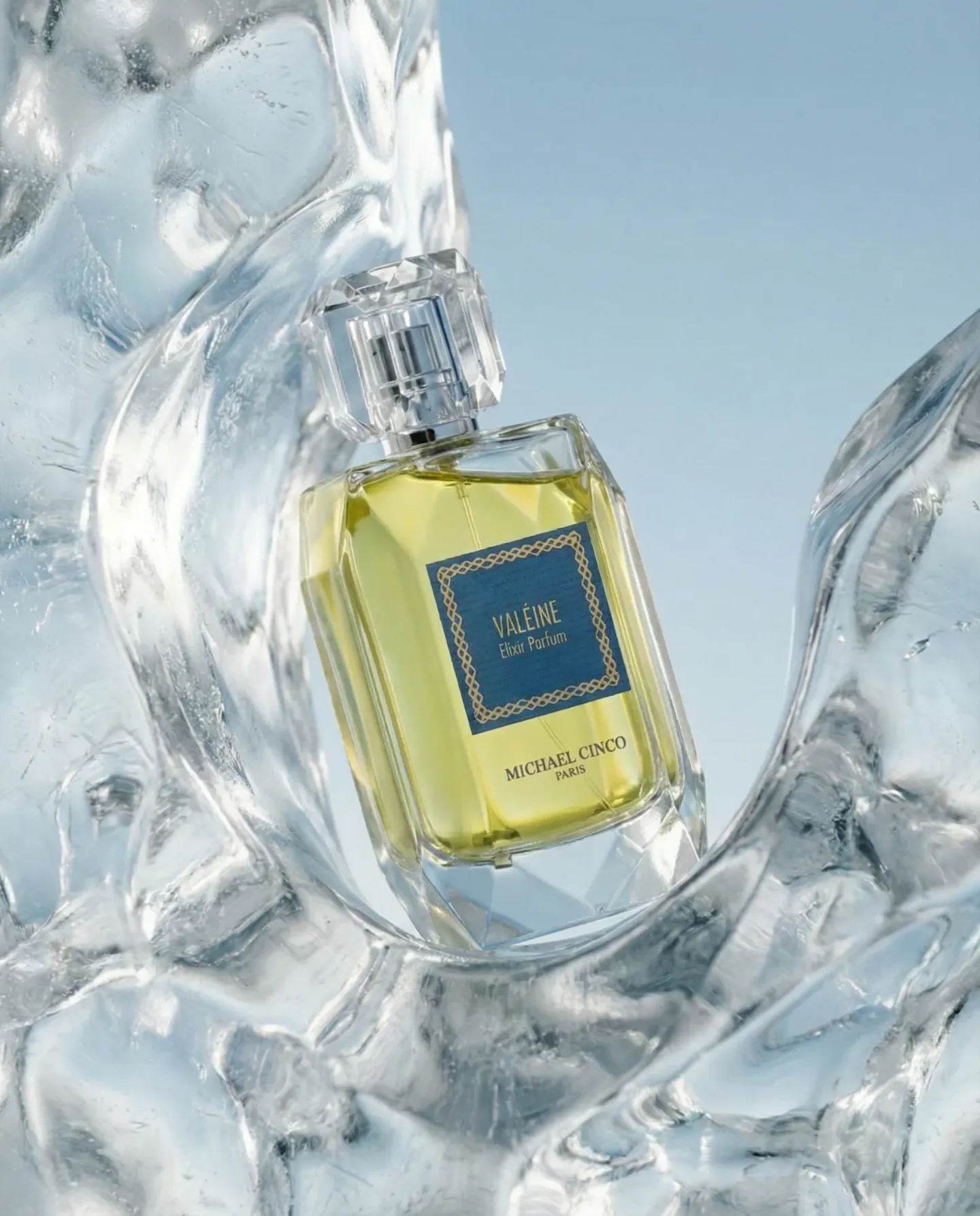 Valéine elixir parfum set in ice