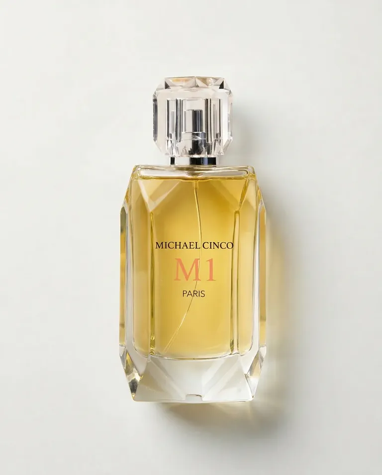M1 eau de parfum on white