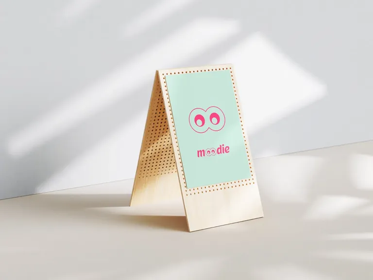 Moodie A-frame pavement sign