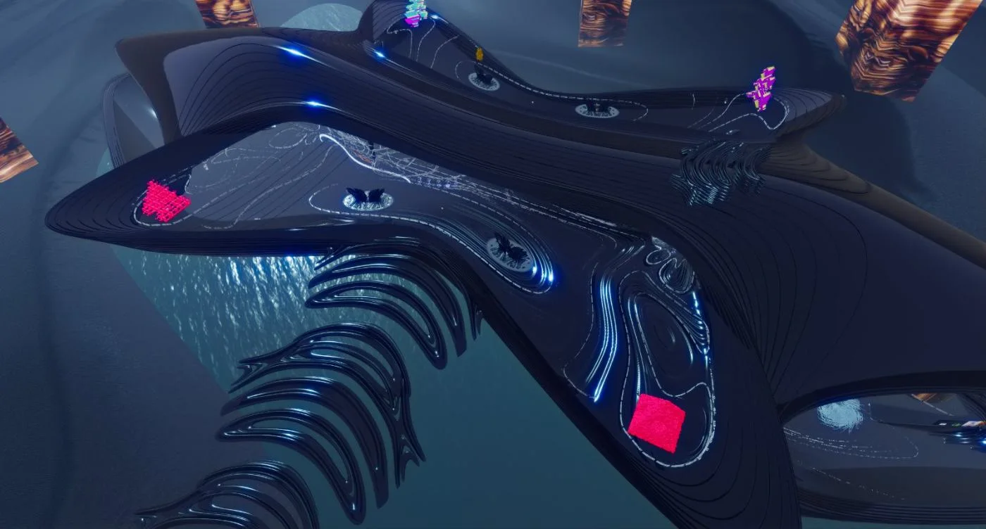 The membrane read from above