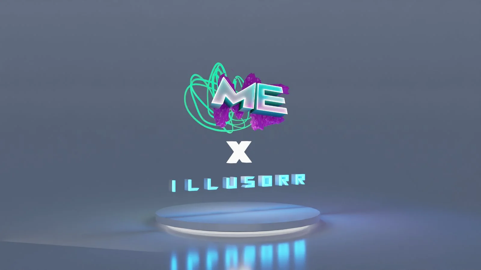 The collaboration title card, shown at the forum