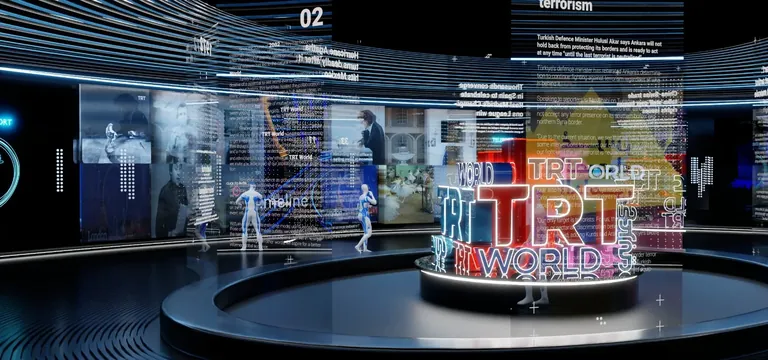 The TRT metaverse campus seen from the approach