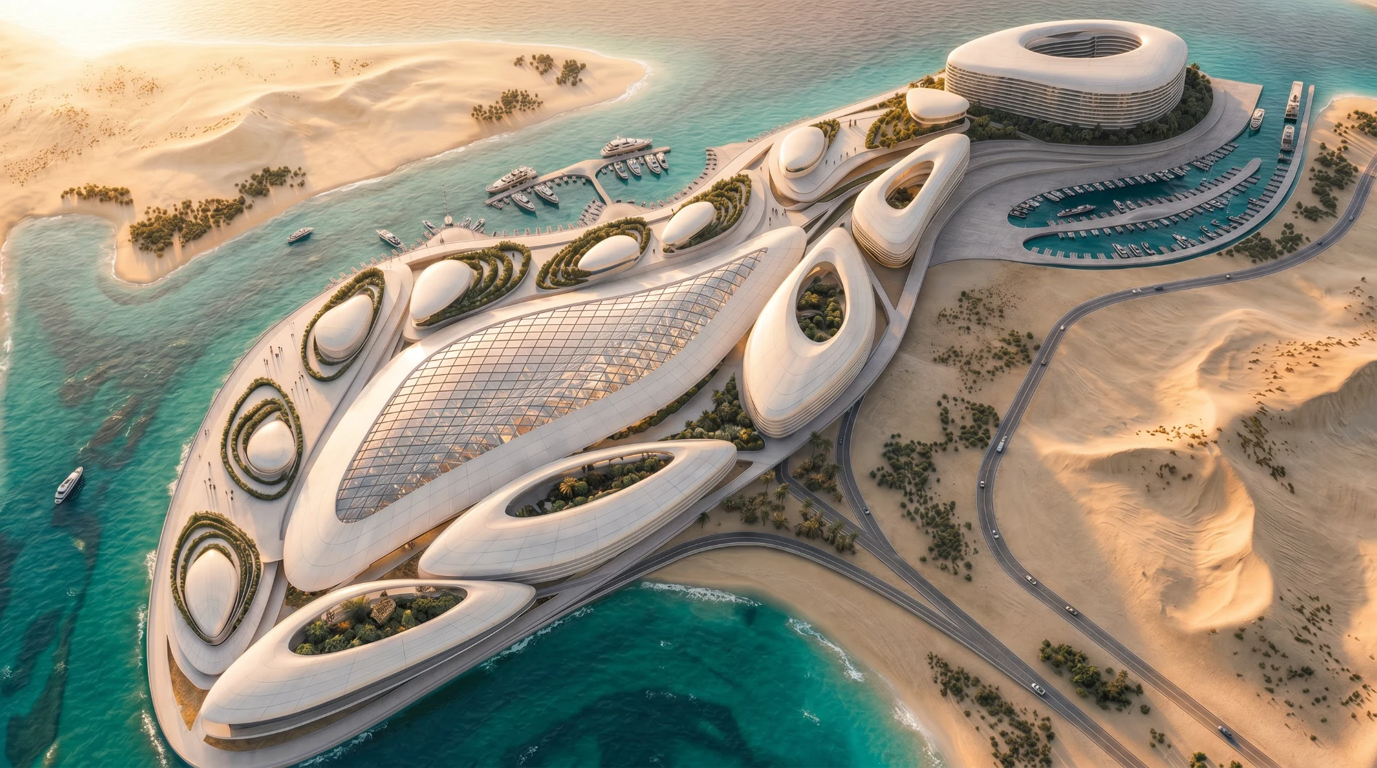 Linara marine resort render