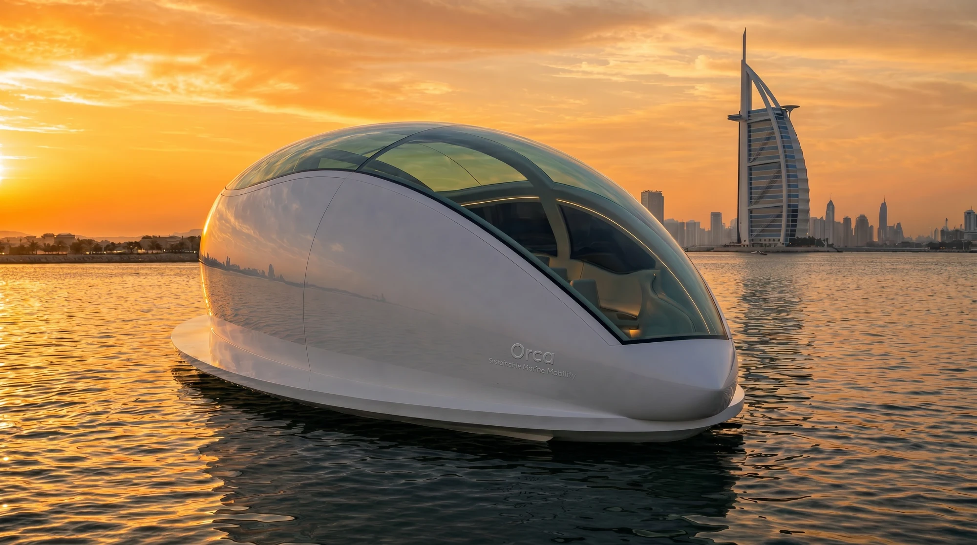 Orca sustainable marine pod render