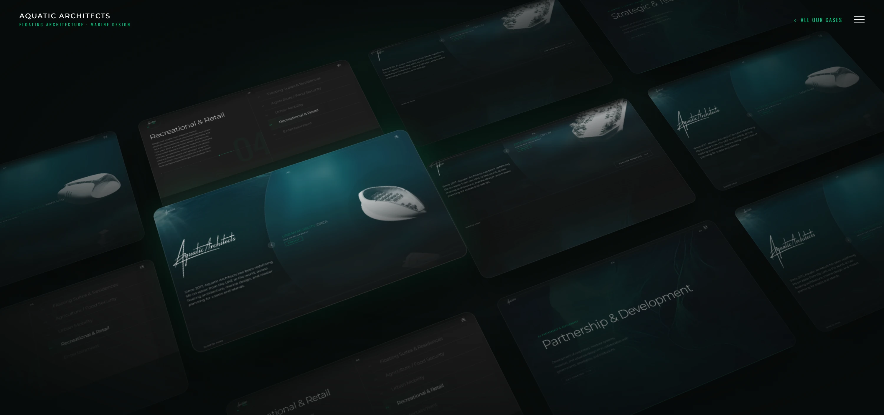Aquatic Architects case montage